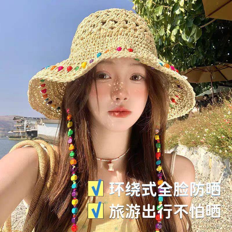 凉帽遮阳女可折叠轻便款