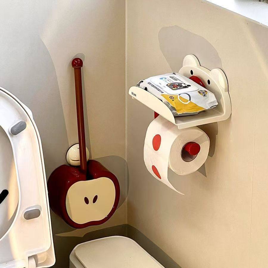 马桶边置物架放卫生纸吸盘式卫生间纸巾盒免打孔纸巾盒置物架厕所,收纳整理,纸巾架,淘宝优惠券,粉丝福利购,淘宝优惠卷