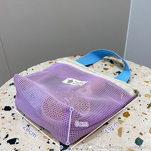 化妆品收纳包出门方便携带2026新款多巴胺撞色化妆包高颜值手提收