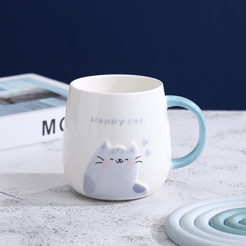 超萌小猫水杯猫咪杯子陶