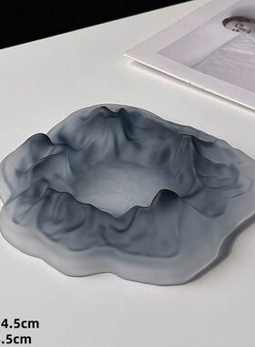 家用高颜值灰缸高级感冰