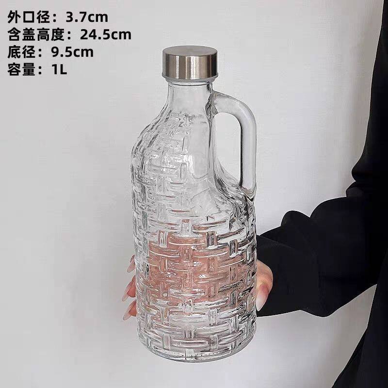 食品级大口玻璃瓶分装创