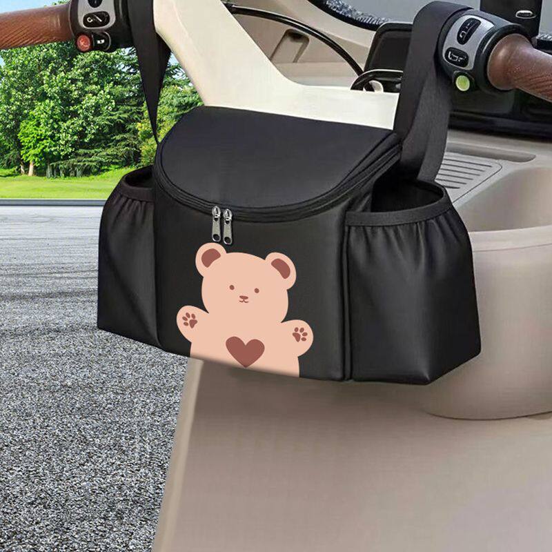 摩托车前置物袋电动车挂包大容量婴儿收纳挂袋爱玛三轮车好物神器