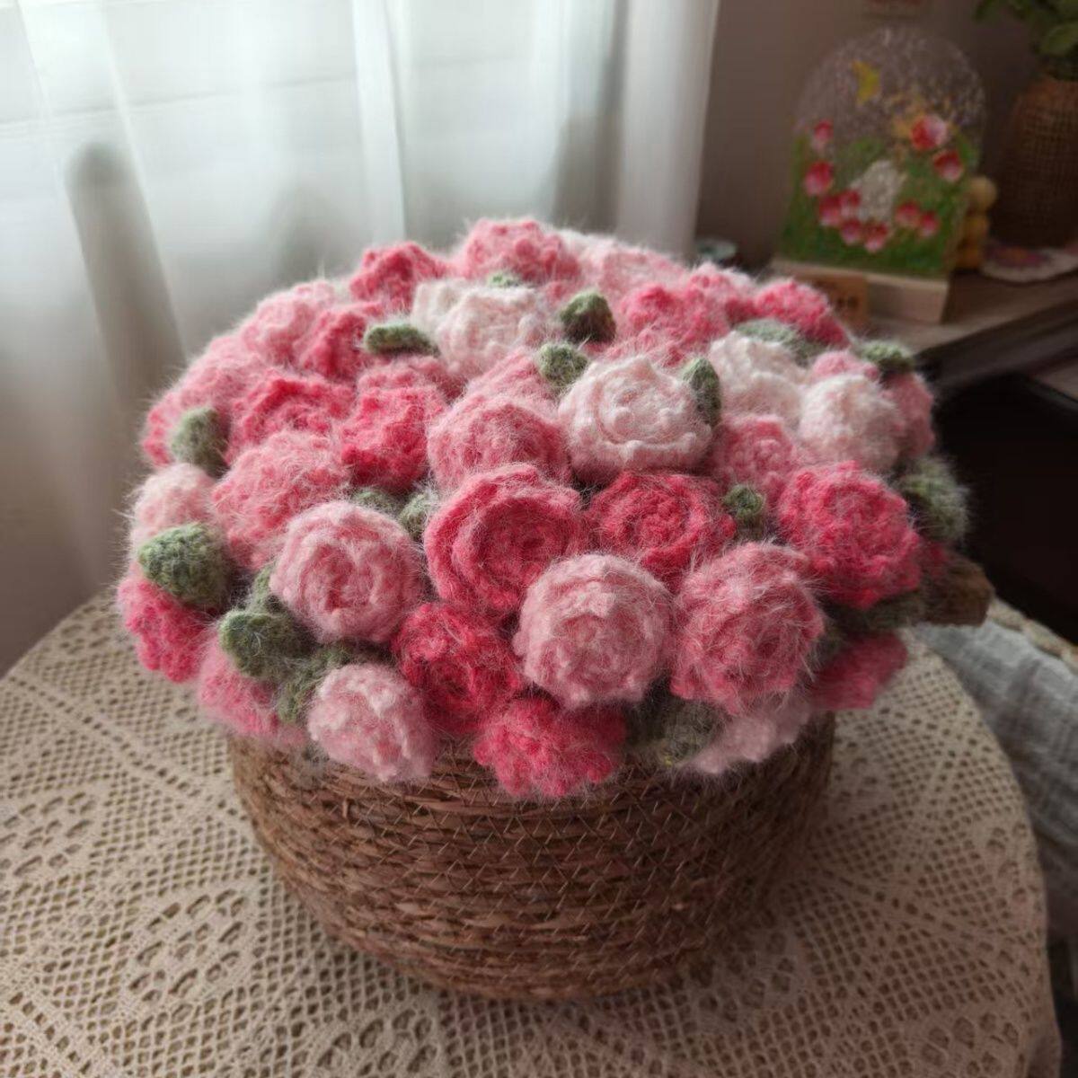 玫瑰花毯包装盒一米篮手