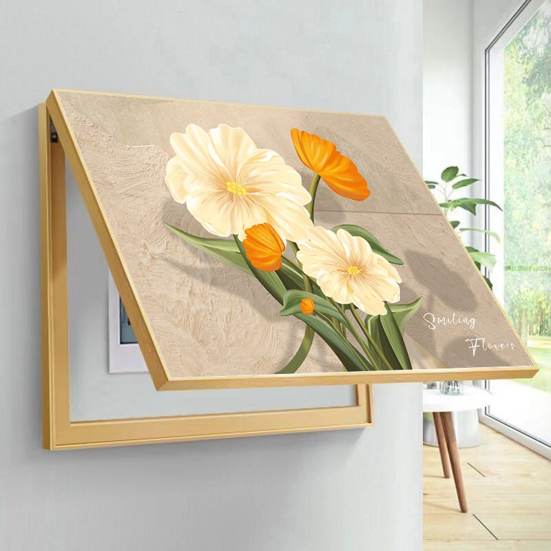 电表箱专用挂画装饰画免