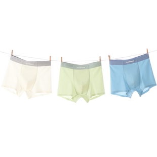 男童内裤冰丝a类儿童夏季薄款平角裤宝宝中大童四角短裤不夹屁屁