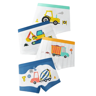 男童内裤儿童纯棉a类平角短裤中大童男孩不夹屁屁宝宝男小童四角