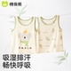 竹棉透气a类短袖 儿童背心男童夏季 薄款 上衣T恤宝宝外穿护肚小背心