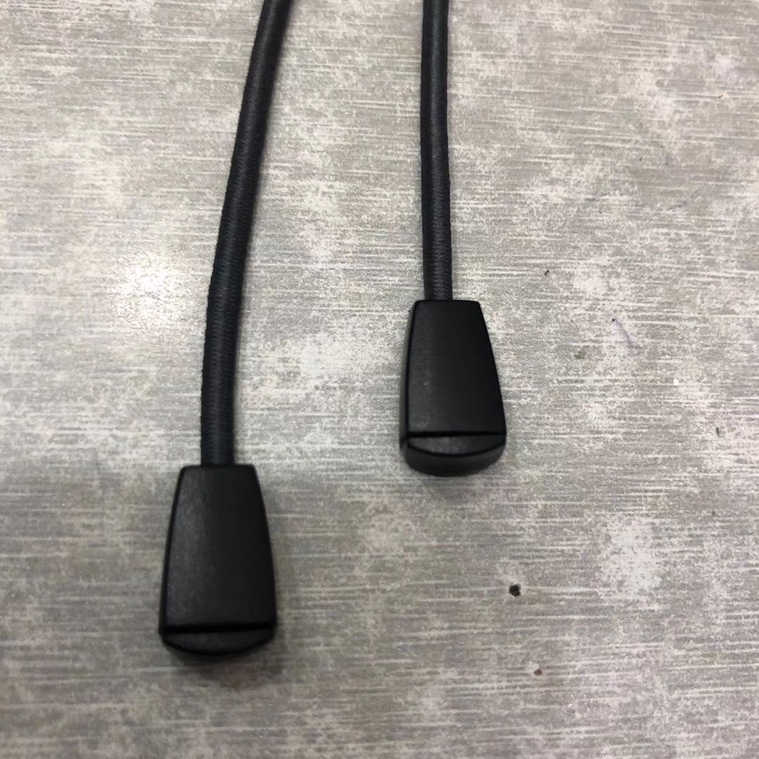 绳子锁紧扣弹力配件绳扣卡扣鞋带塑料弹簧松紧衣服抽绳调节猪鼻纽