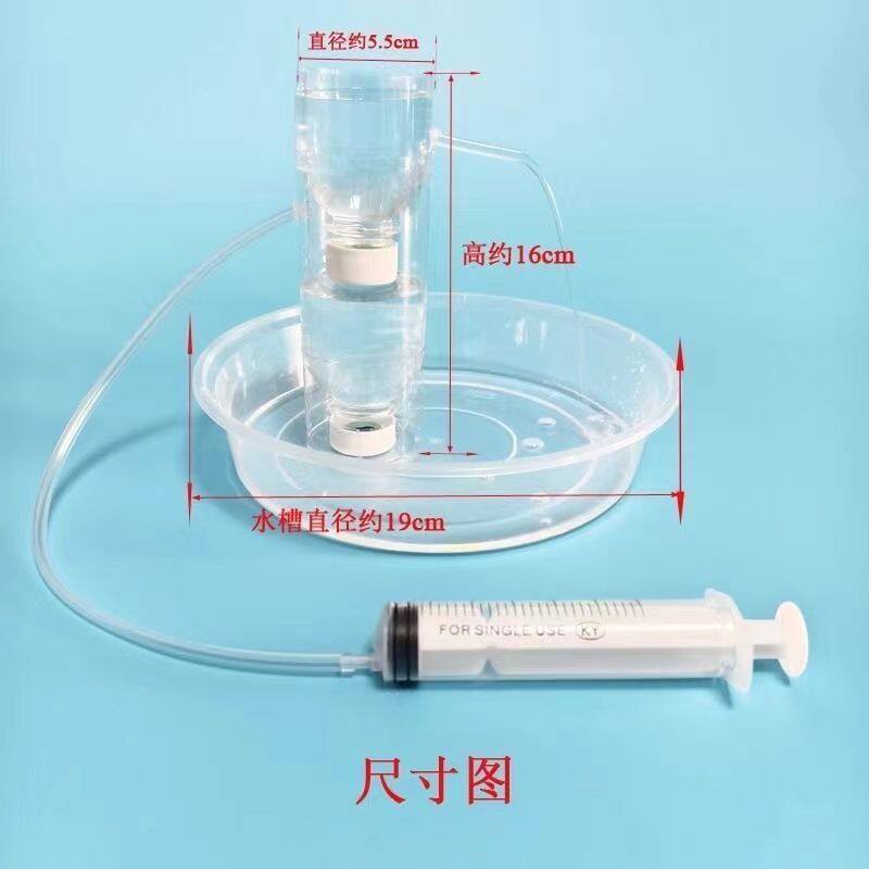 活塞式抽水机材料制作简易活塞式抽水机抽水泵模型创意科技小发明