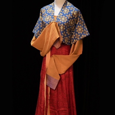 2022苎麻天丝唐背子汉服平价