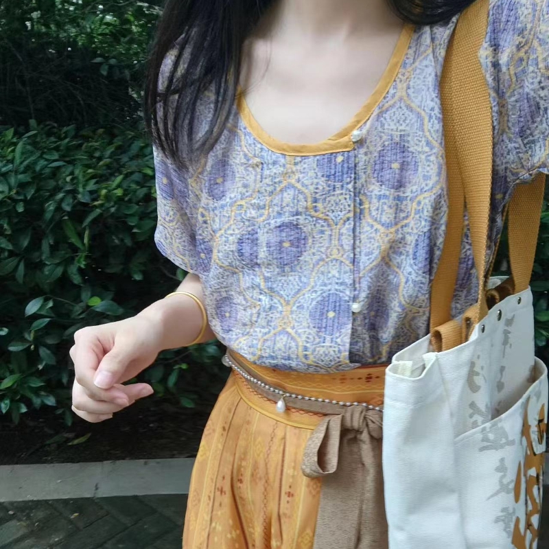 可上班穿汉服青泠谷原创改良日常