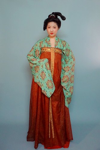 复原唐制汉服青泠谷春夏