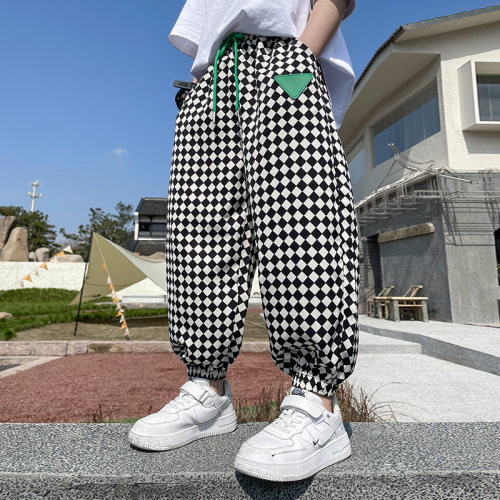 男童夏季防蚊裤子2023新款冰丝