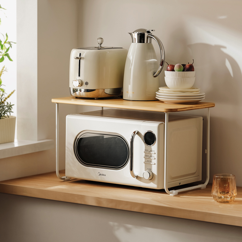 厨房微波炉架子置物架多功能支架多层家用烤箱台面电饭煲收纳架