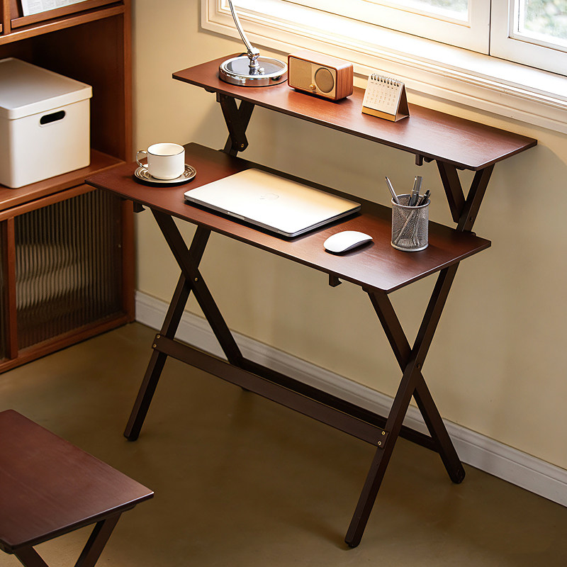 可折叠升降桌家用学习桌写字台简约办公笔记本楠竹电脑桌儿童书桌,住宅家具,折叠桌,淘宝优惠券,粉丝福利购,淘宝优惠卷