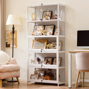 手办展示柜带锁透明家用盲盒谷子收纳二次元痛柜摆件装饰品展示架