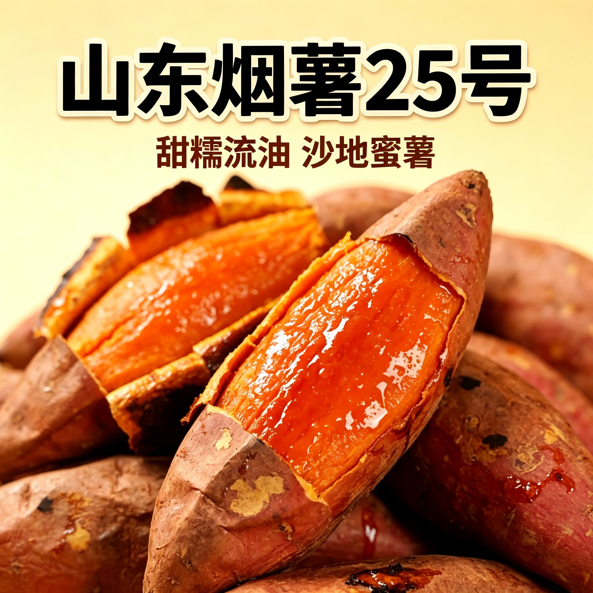 正宗山东烟薯25号糖心红薯