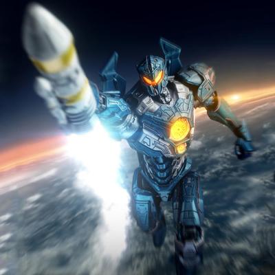 版环太平洋机甲危险电镀复仇流浪者模型儿童合金玩具手办摆件