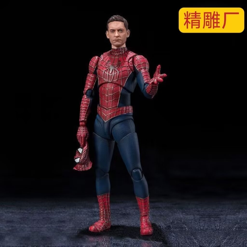 SHF 托比马奎尔 漫威 复联 蜘蛛侠3 英雄无归 可动手办模型