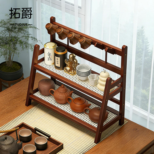 【茶具收纳必备神器】博古杯架