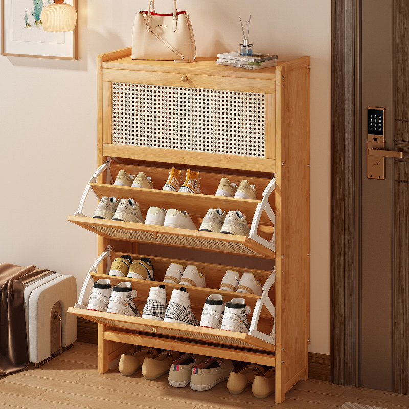 超薄款翻斗鞋架子家用入户门口鞋子收纳神器省空间透气防尘门鞋柜,住宅家具,鞋架,淘宝优惠券,粉丝福利购,淘宝优惠卷