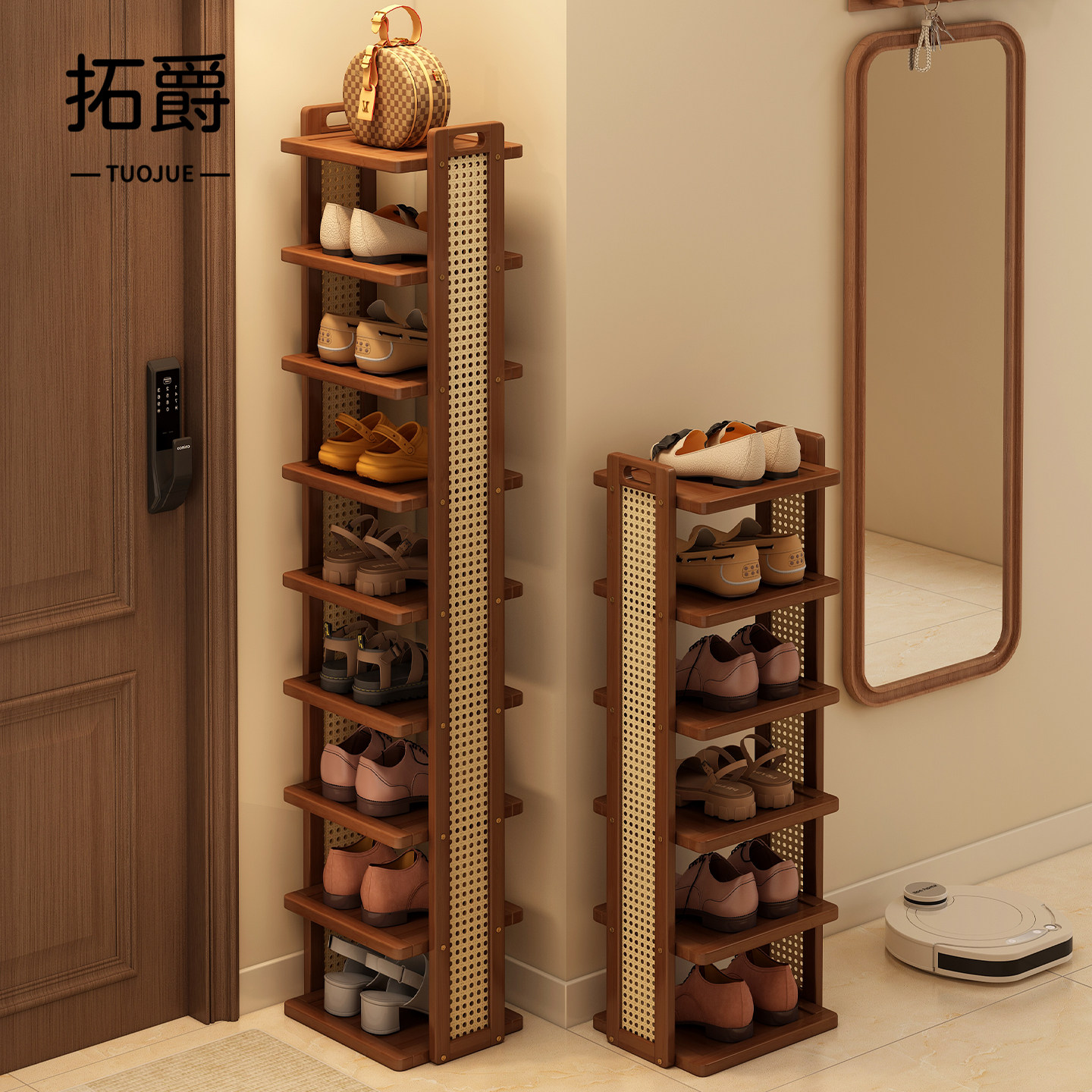 门口不占地方鞋架家用入户多层窄小鞋柜非实木简易角落鞋子收纳架,住宅家具,鞋架,淘宝优惠券,粉丝福利购,淘宝优惠卷