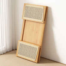 可折叠桌子家用飘窗桌中式榻榻米炕桌非实木小户型便携式坐地矮桌