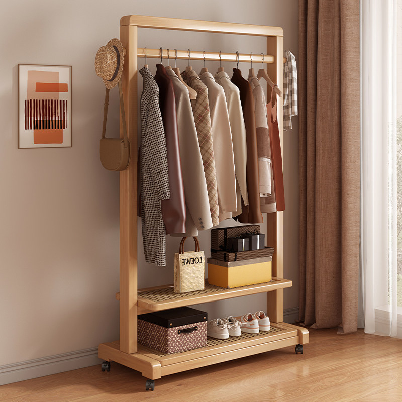 【加固新升级！】可移动衣帽架