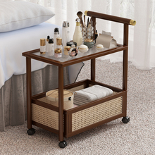 美容院带轮小推车非实木边几多功能置物架简易可移动护肤品收纳架