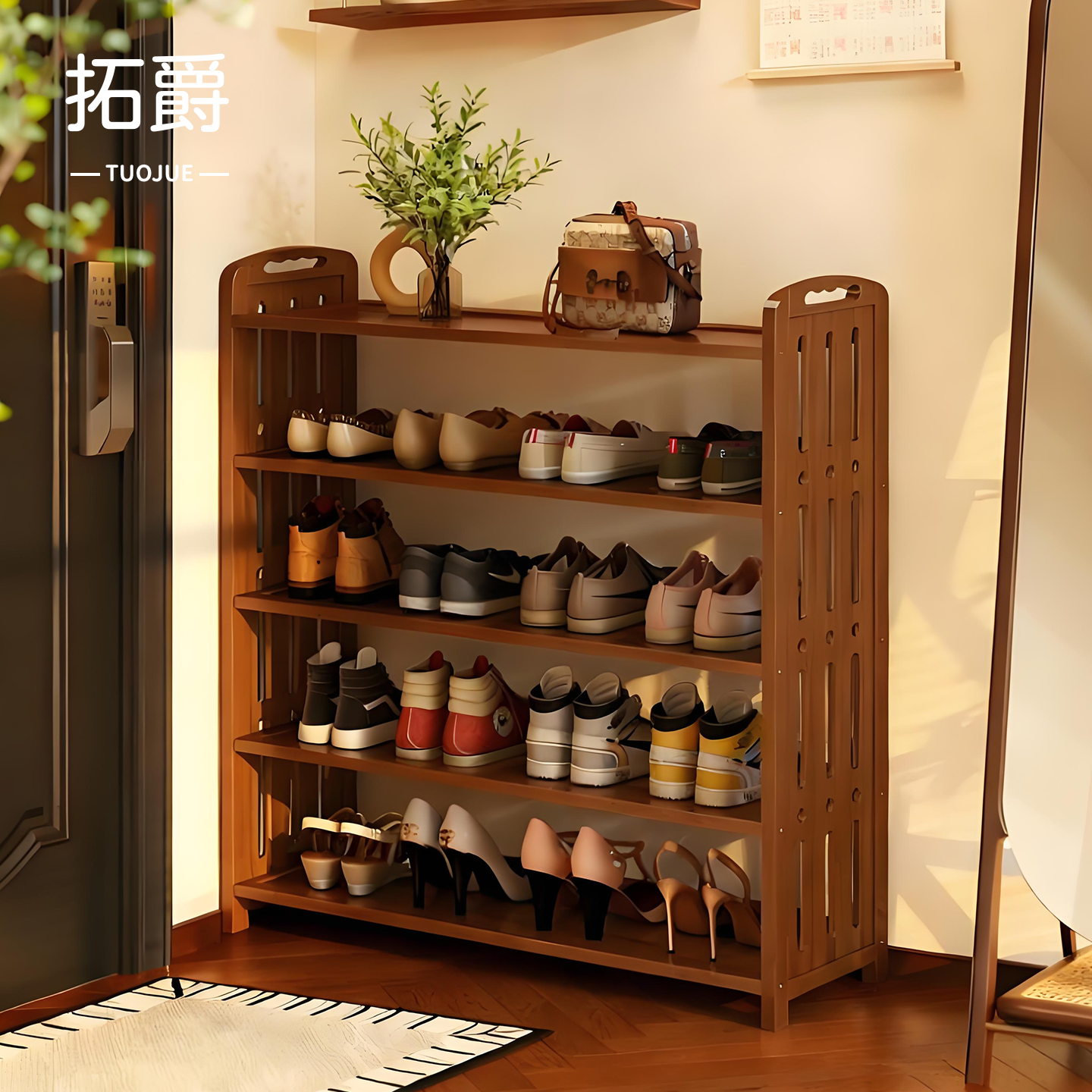 鞋架子多层家用门口鞋柜出租房用经济型简易鞋子收纳神器结实耐用,住宅家具,鞋架,淘宝优惠券,粉丝福利购,淘宝优惠卷