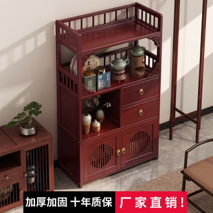 茶几客厅家用茶柜置物架小户型茶具收纳柜非实木小型博古架茶叶柜