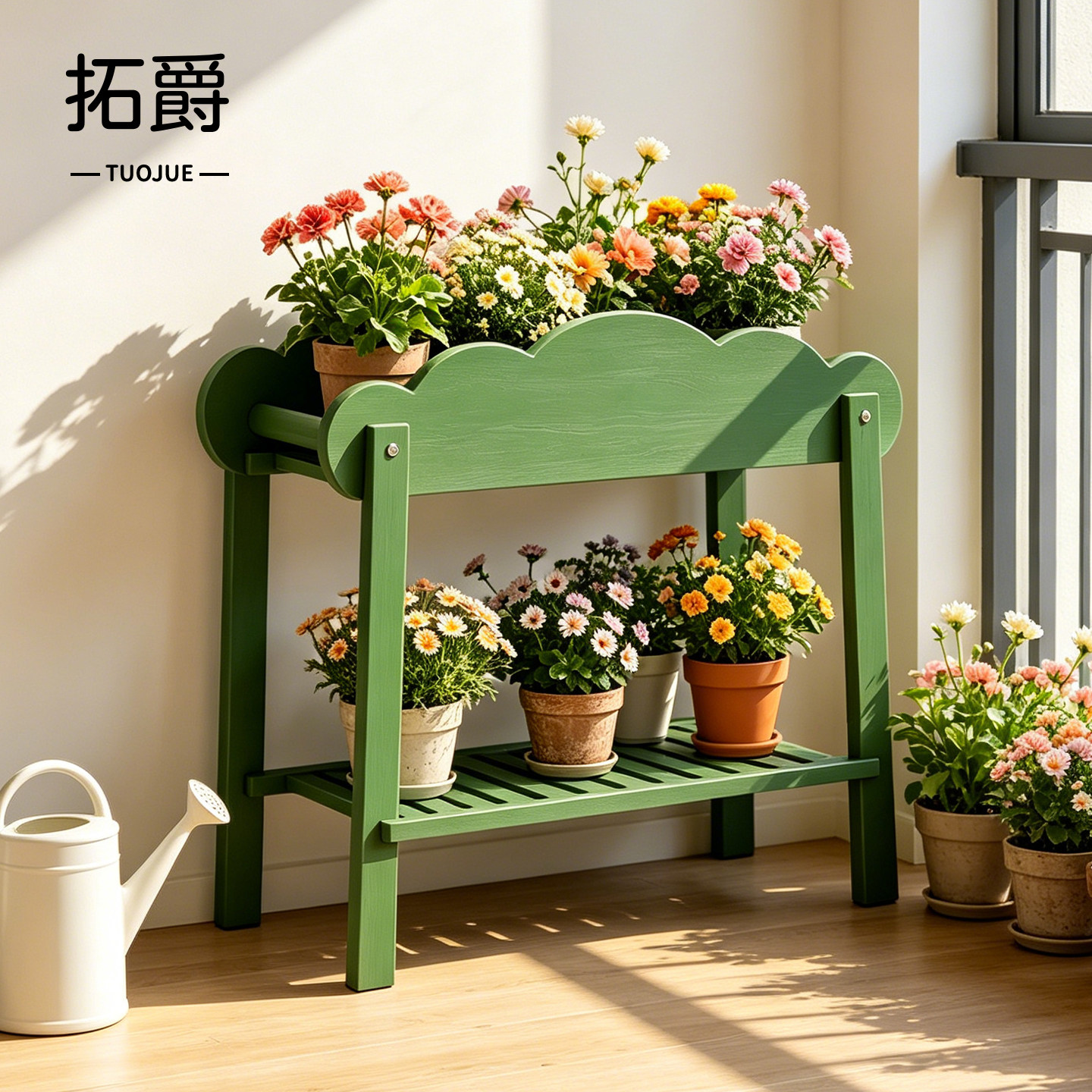 【加固新升级！】花架落地多层图片
