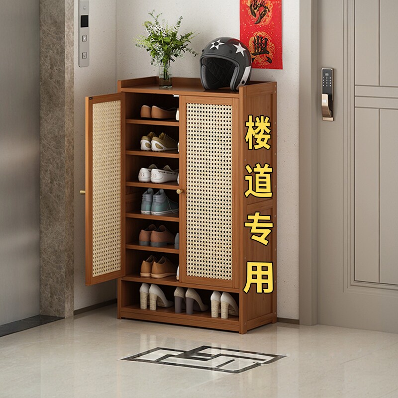 楼道门口鞋架子省空间图片