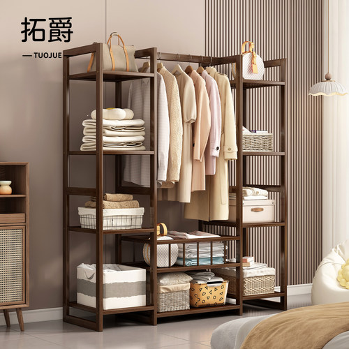 【衣服收纳神器！】衣帽架家用