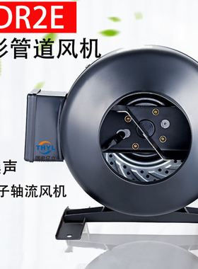 CDR2E/KTO/TSK-100/125/150/160/200/250/315铁壳圆形管道风机