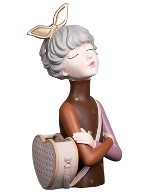 背包轻奢风客厅玄关梳妆台摆件