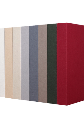 新款麻布素色订制中式风仿真书