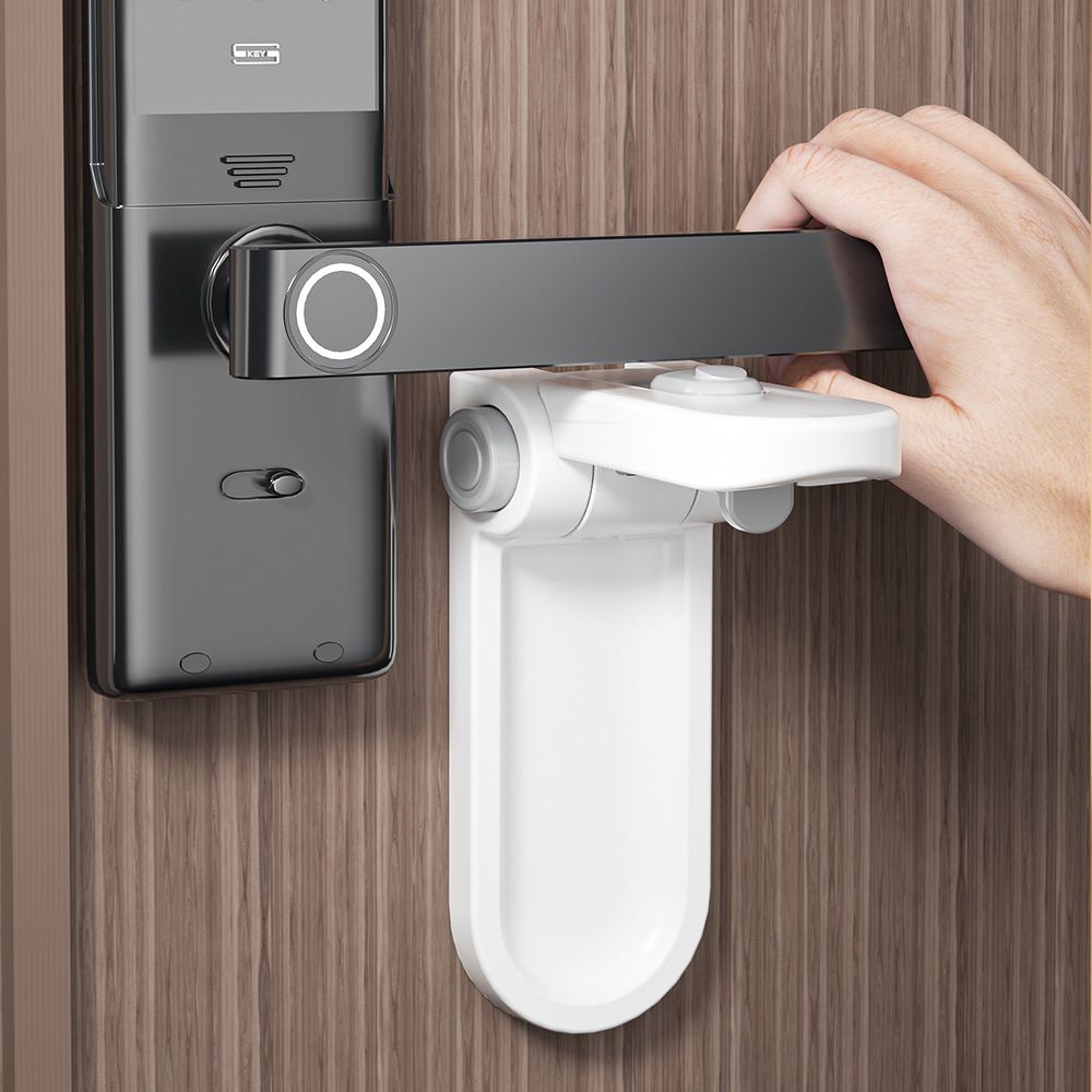 门锁卡扣槽安全锁独居女生防猫锁开门单身公寓儿童防开门卡扣反锁