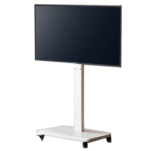电视机可移动支架子落地式带轮旋转推车显示器一体机直播通用挂架