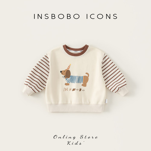 INSbobo儿童卫衣卡通卫衣