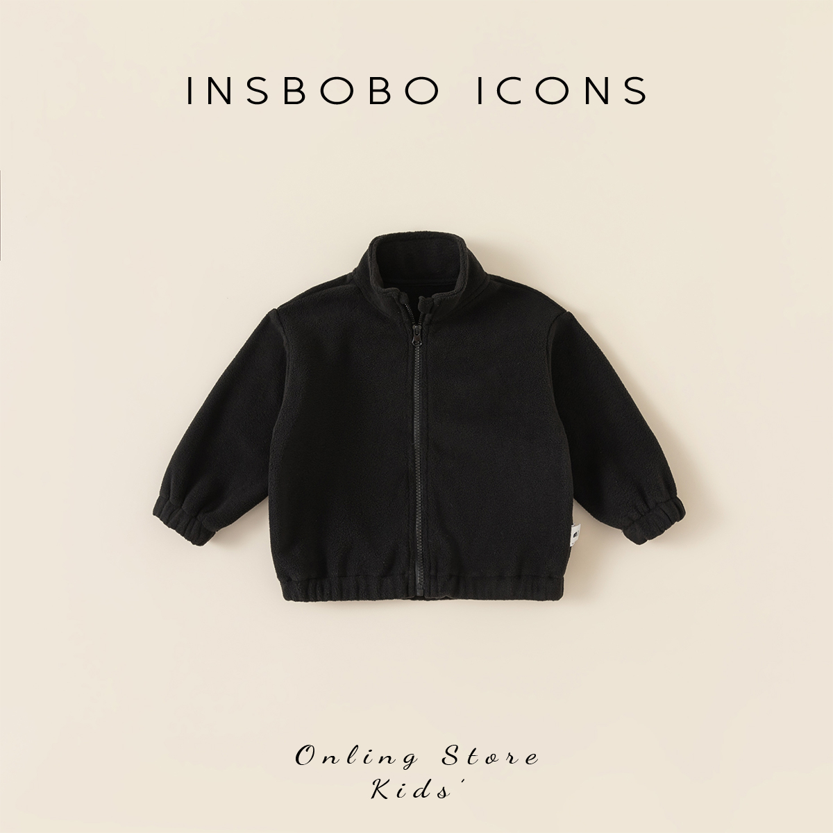 INSbobo春秋简约立领纯色外套