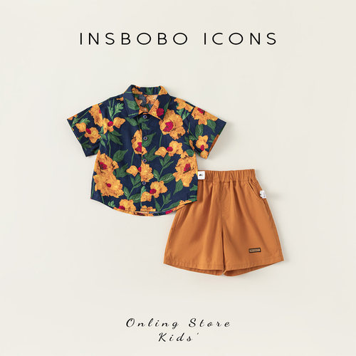 男童夏套装款男宝衣服儿童夏装