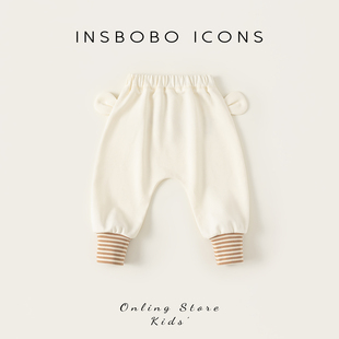INSbobo女宝大屁屁裤2026春季新款满月宝宝衣服男宝外出服童装