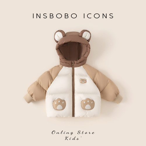 INSbobo婴儿保暖羽绒服冬季新款