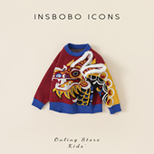 宝宝国风上衣 男童毛衣红色女童衣服新中式 儿童汉服春秋款 2026新款