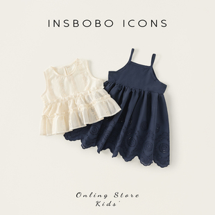 INSbobo女童连衣裙薄夏款周岁女宝礼服宝宝初夏穿搭洋气儿童裙子