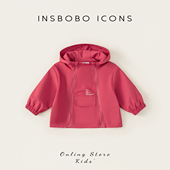 宝宝好看上衣三合一童装 INSbobo女童外套儿童冲锋衣2026春季 新款
