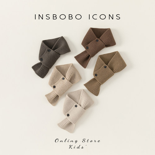 INSbobo儿童围巾条纹围脖