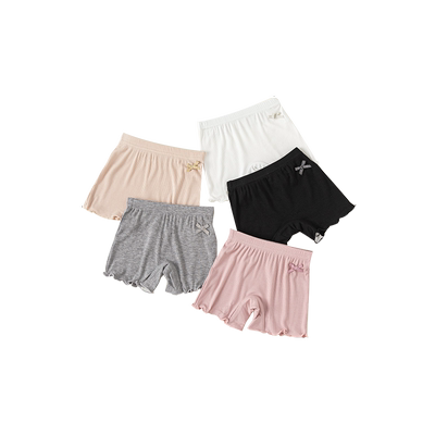 INSbobo纯色木耳边安全裤